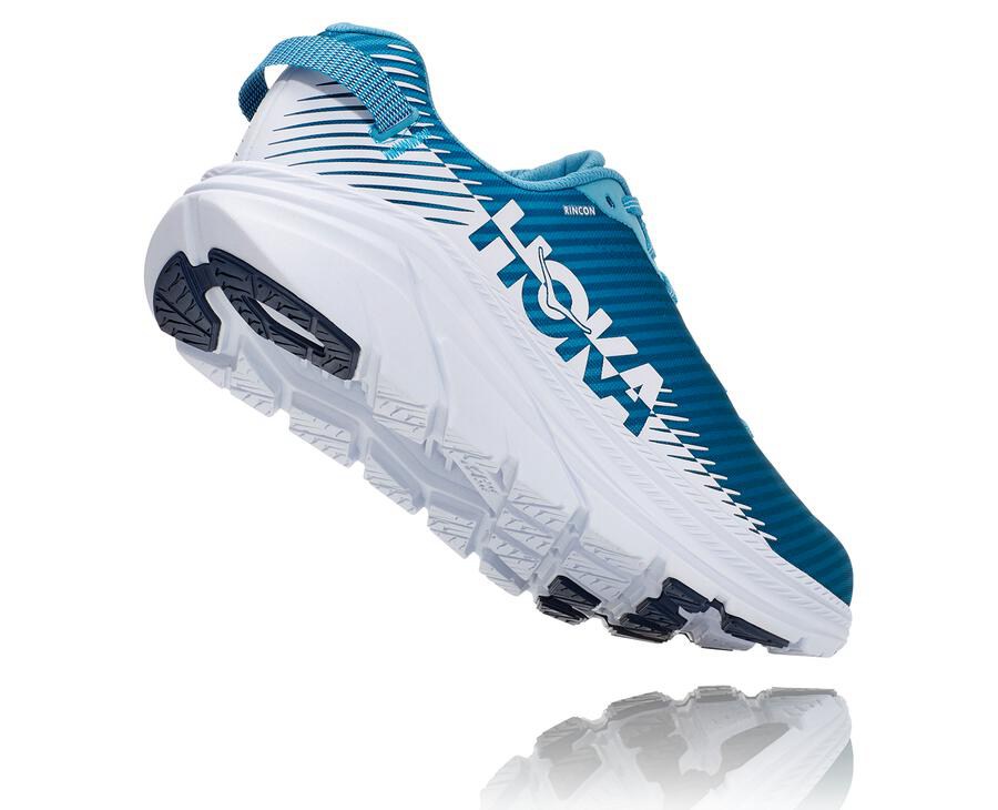 Zapatillas Running Hoka One One Hombre - Rincon 2 - Azules/Blancas - SIF158342